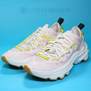 NEW! Sorel Kinetic Breakthru Tech Lace Sneakers in Dreamy, Sea Salt, Size 7